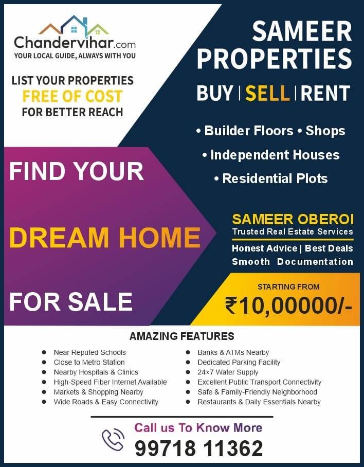 sameer properties chander vihar