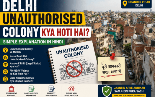 Delhi Unauthorised Colony kya hoti hai