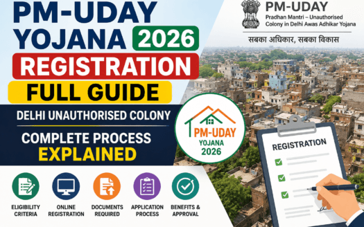PM-UDAY Yojana 2026 Registration Full Guide – Delhi Unauthorised Colony Complete Process Explained