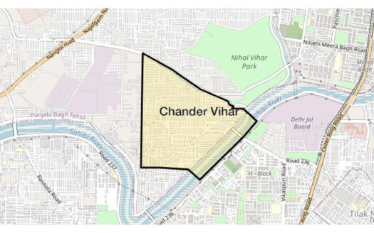 about us chander vihar nilothi map