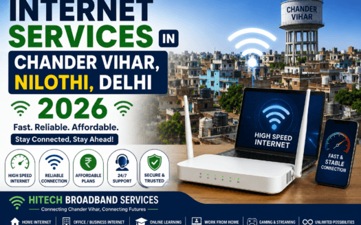 internet services in chander vihar