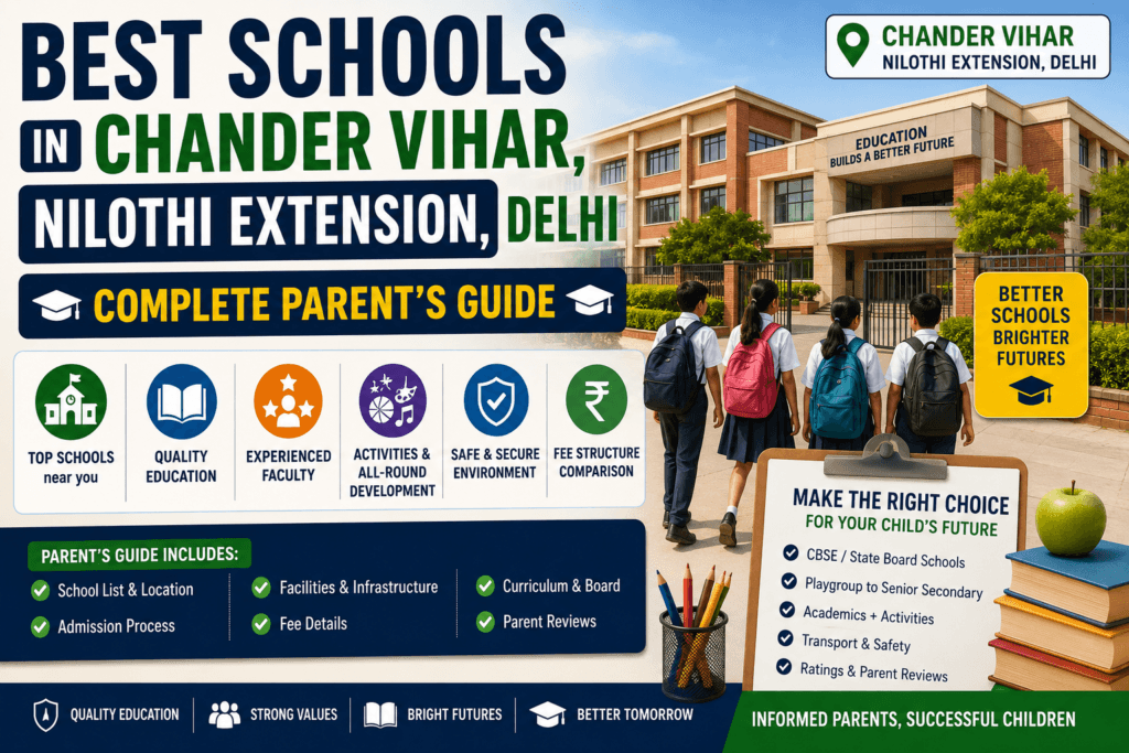 Best Schools in Chander Vihar, Nilothi